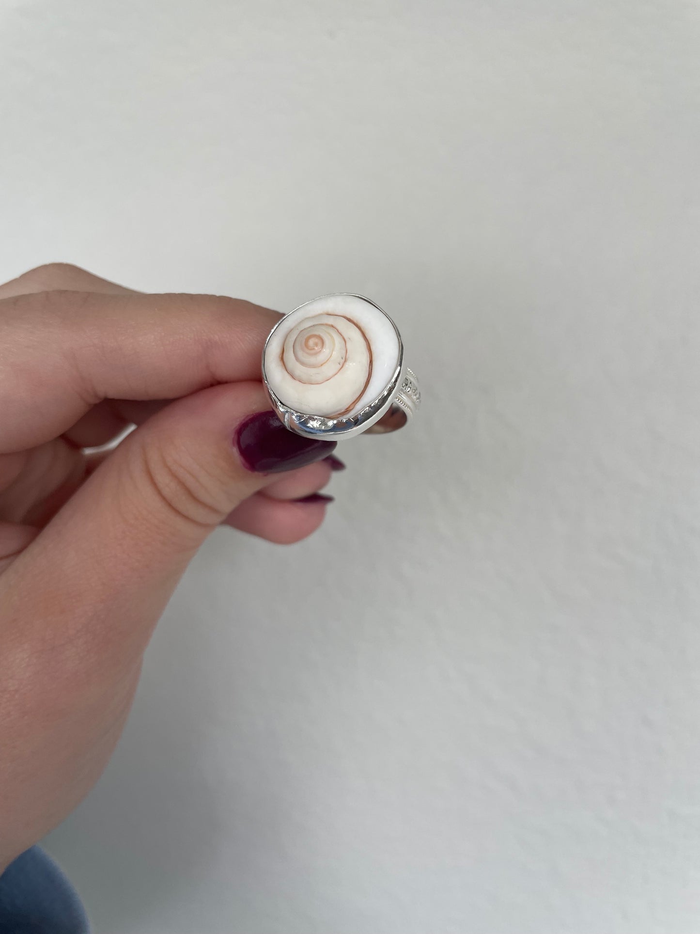 Spiral shell ring (s7.75)