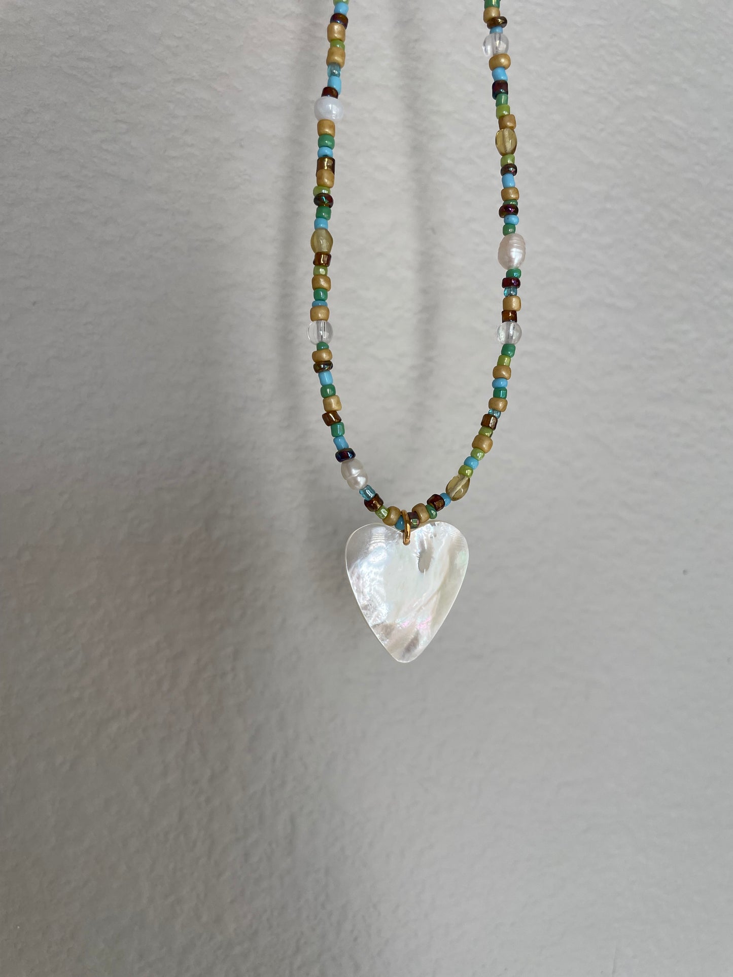 Blue/green MOP pendant