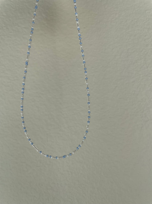 Dainty “snowflake” necklace